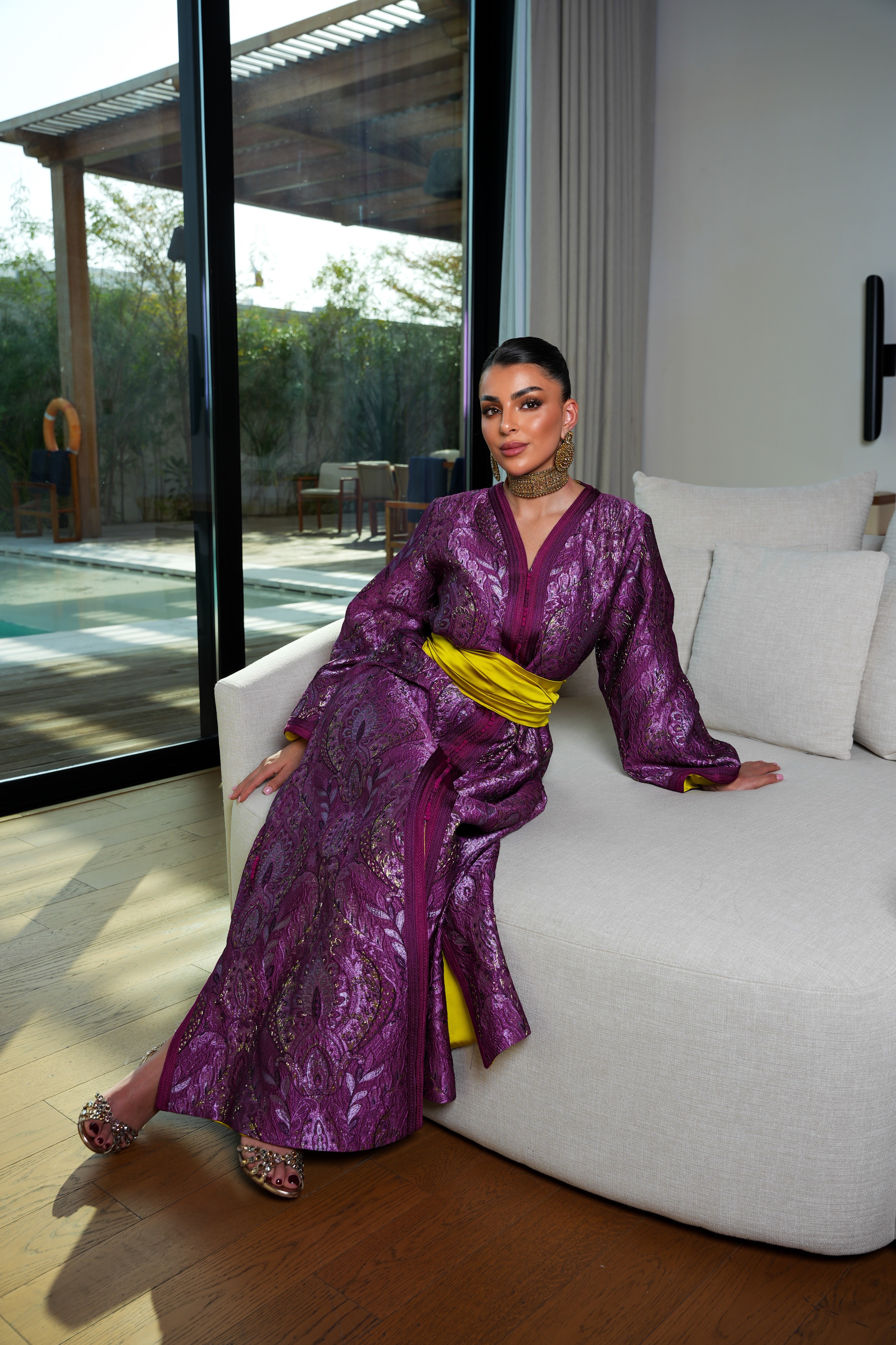 Royal Caftan / purple