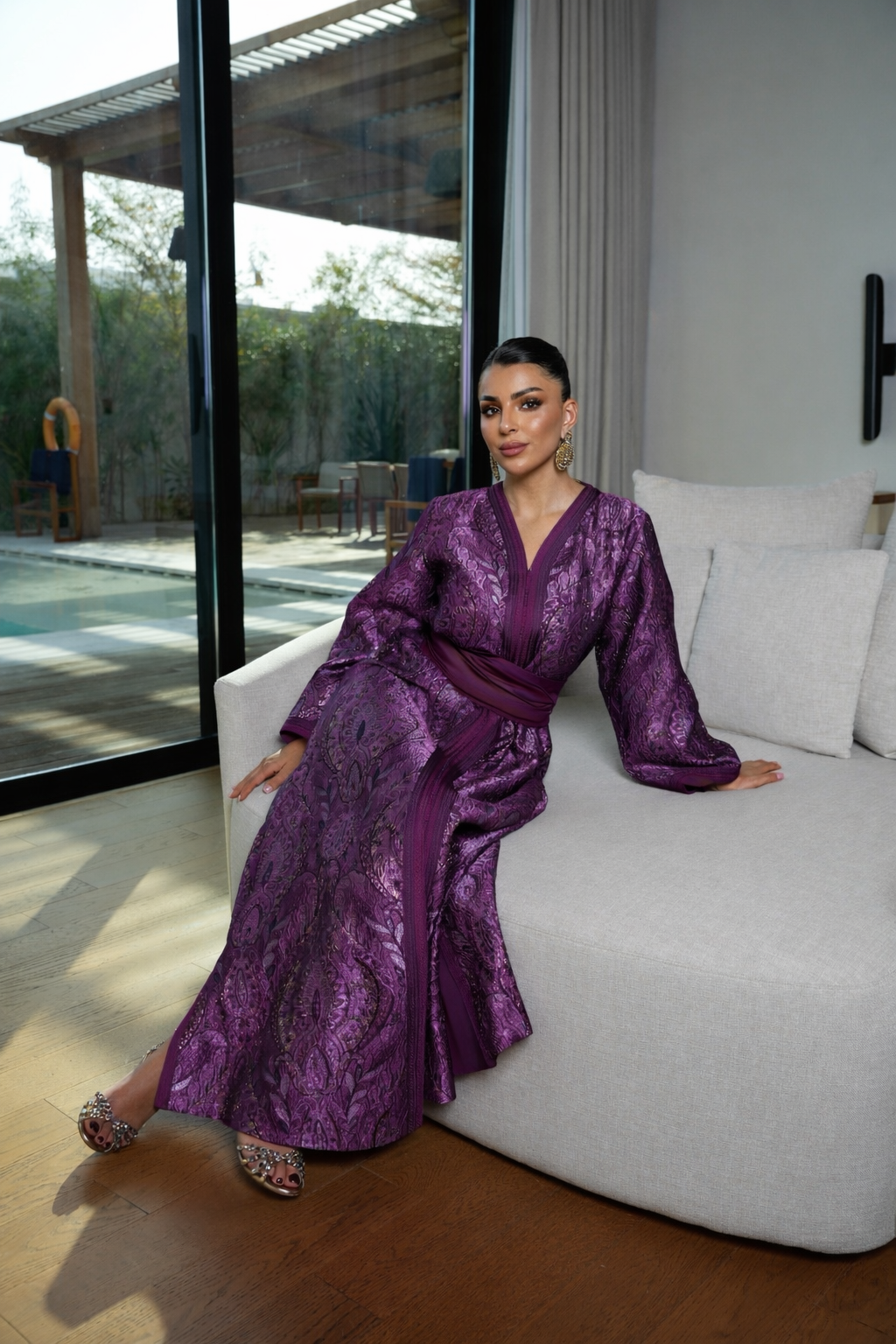 Royal Caftan / full purple