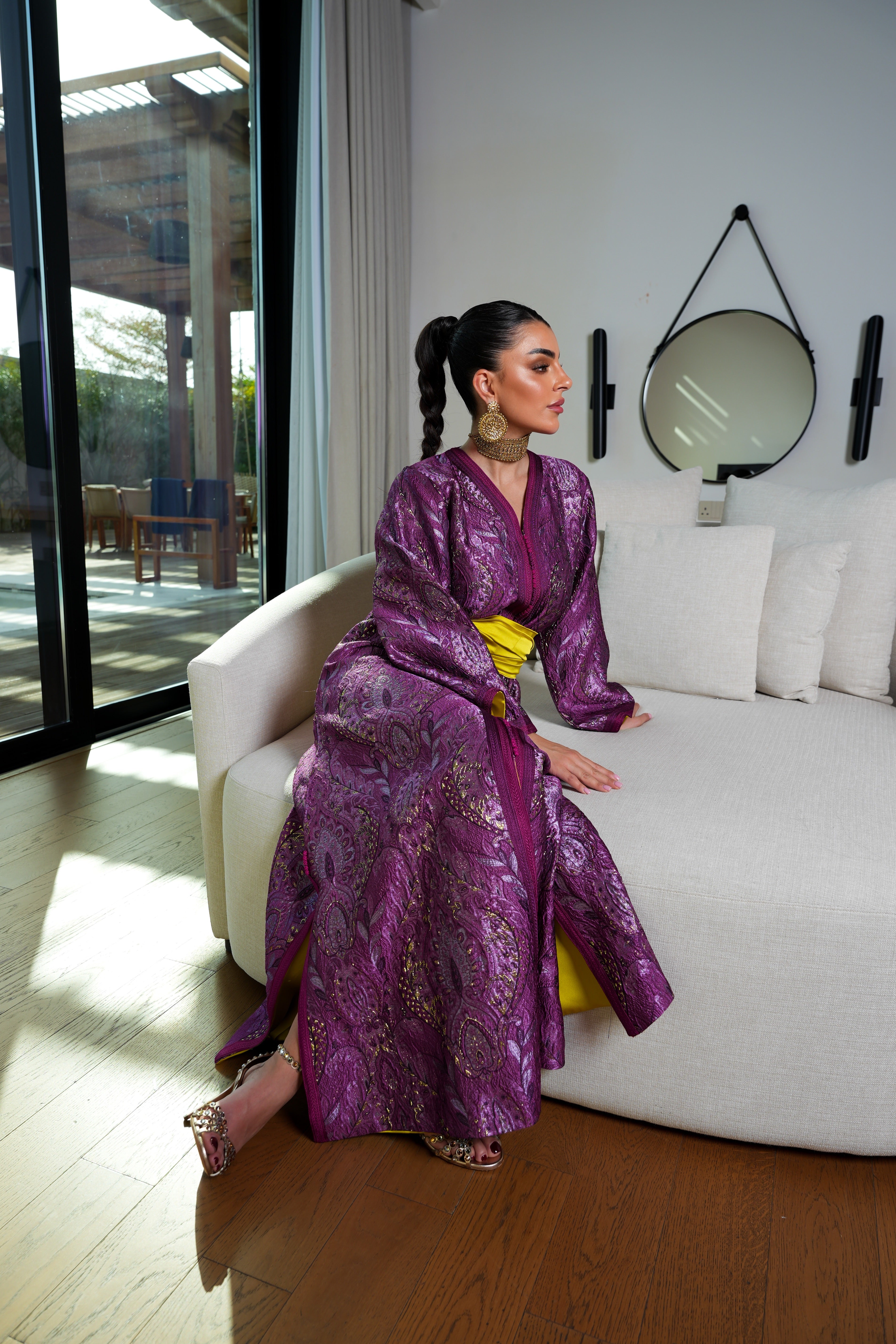 Royal Caftan / purple