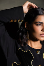 Golda velvet - Black