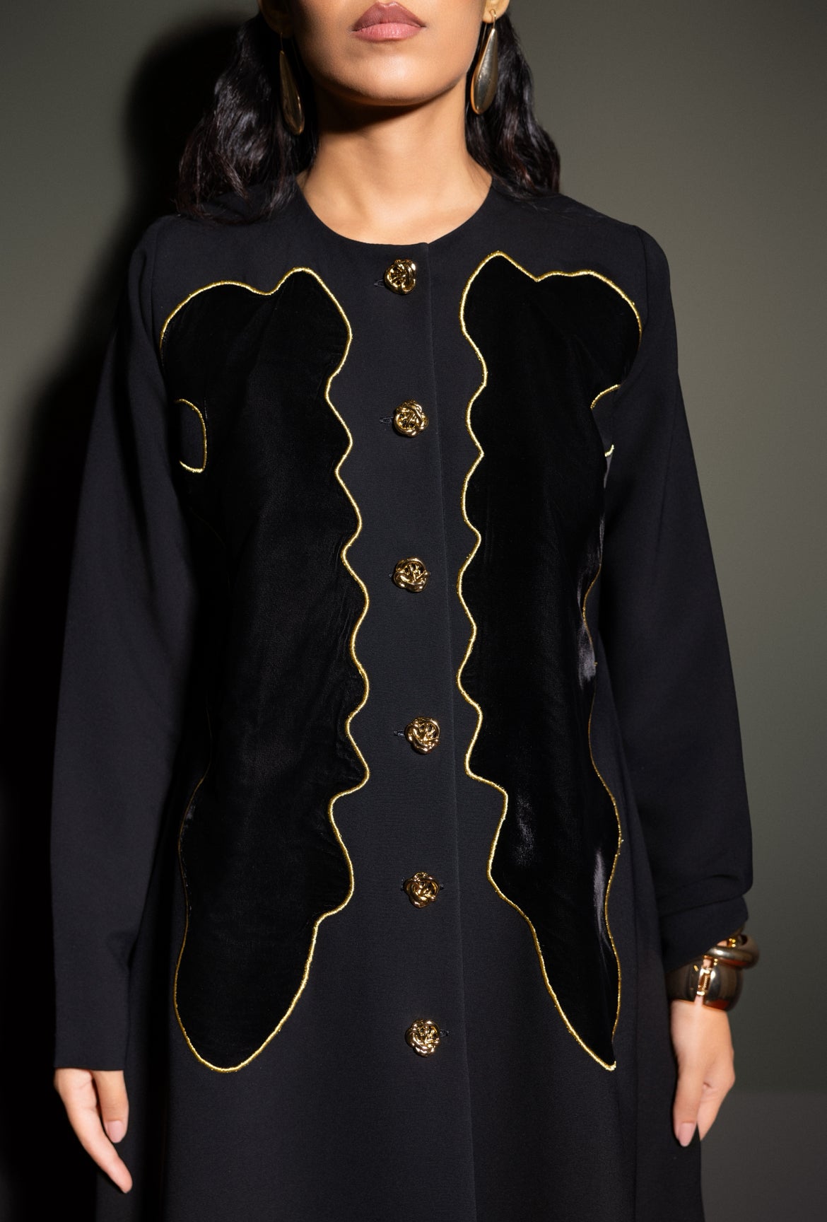 Golda velvet - Black