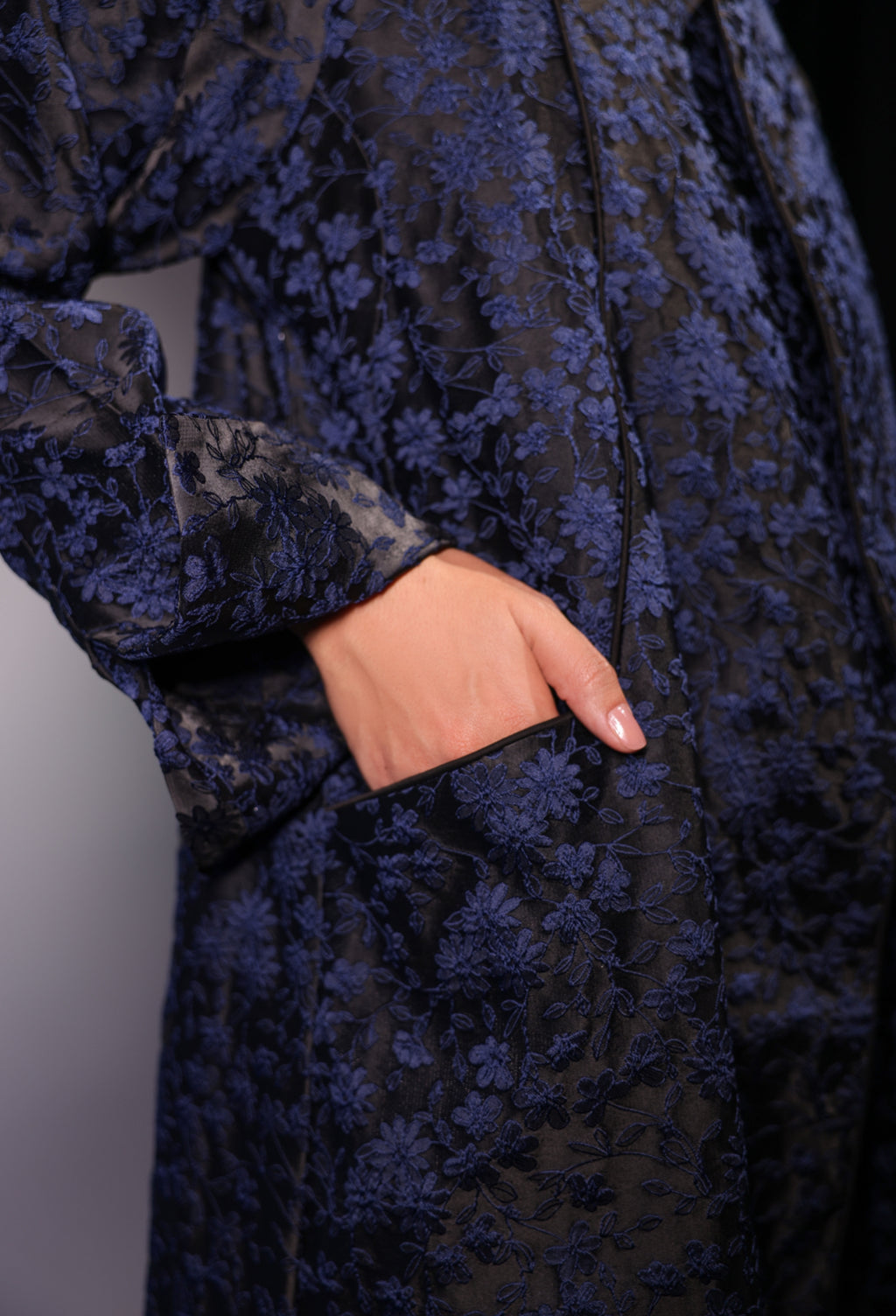 Cherry Blossom- navy