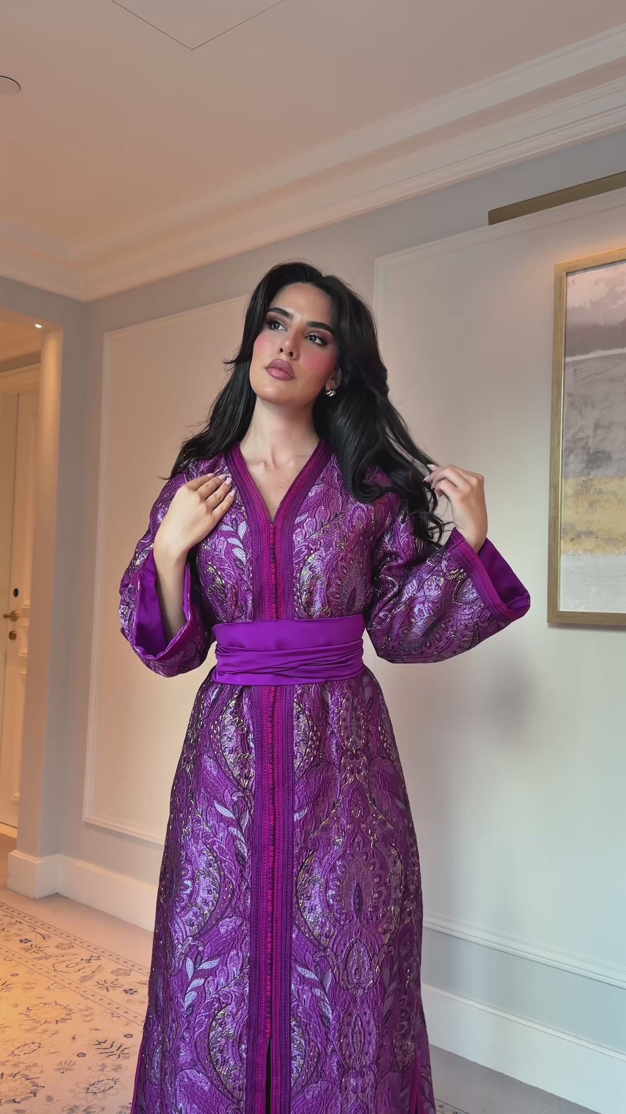Royal Caftan / full purple